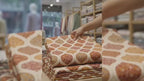 Terracotta & Marigold 100% Cotton Double Bedsheet with 2 Pillow Covers